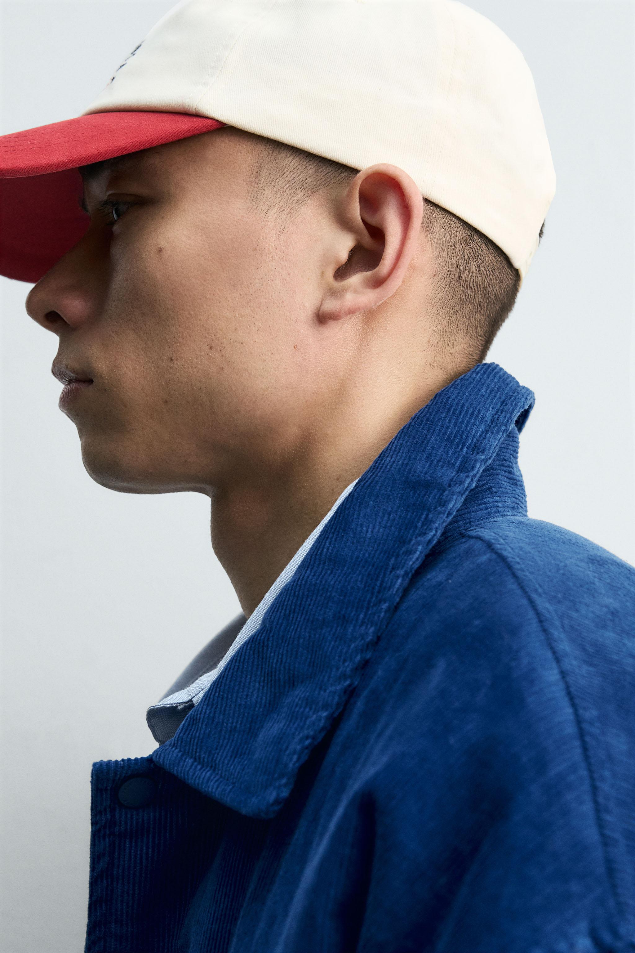 CORDUROY EMBROIDERED PATCH JACKET